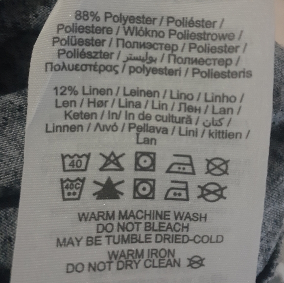 Jack & Jones Men's Austin Floral Print Linen Blend Short Sleeve T-Shirt Large - Picture 7 of 8